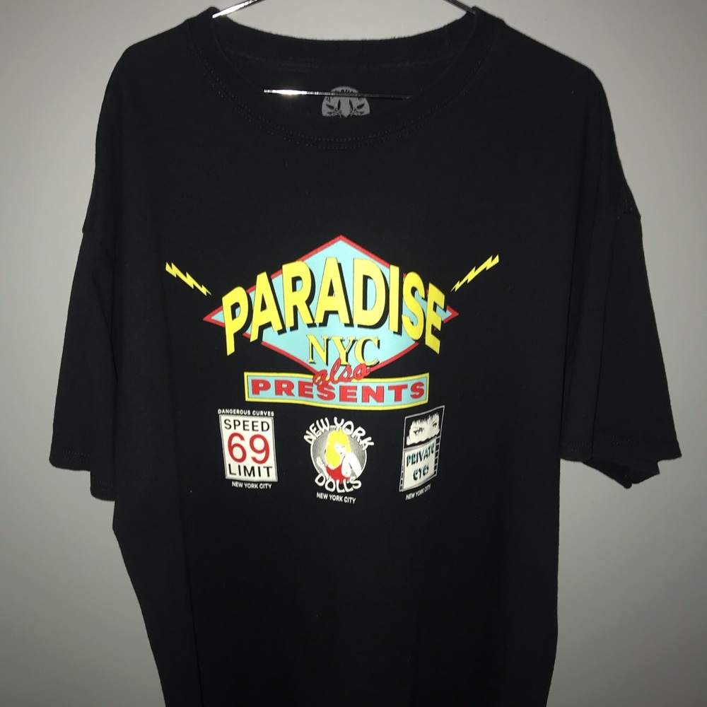 Sean Pablo Paradise NYC Tee Black Size Large